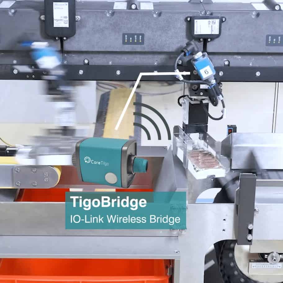 TigoBridge mounted on the adaptive packaging machine